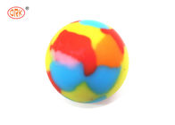Boule molle pleine d'entrain colorée par résistant à l'eau en caoutchouc de silicone de FDA