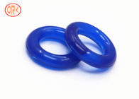 Demi taille adaptée aux besoins du client transparente bleue de résistance thermique de joint circulaire de silicone