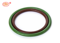 Joint circulaire noir FKM de vert métrique de Brown avec résistant à l'acide pour des systèmes de joints de moteurs d'avions