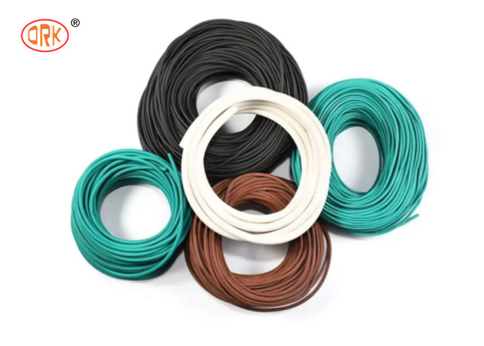 Cachetage blanc O Ring Cord de bande de caoutchouc nitrile de résistance à l'abrasion du vert noir NBR de Brown