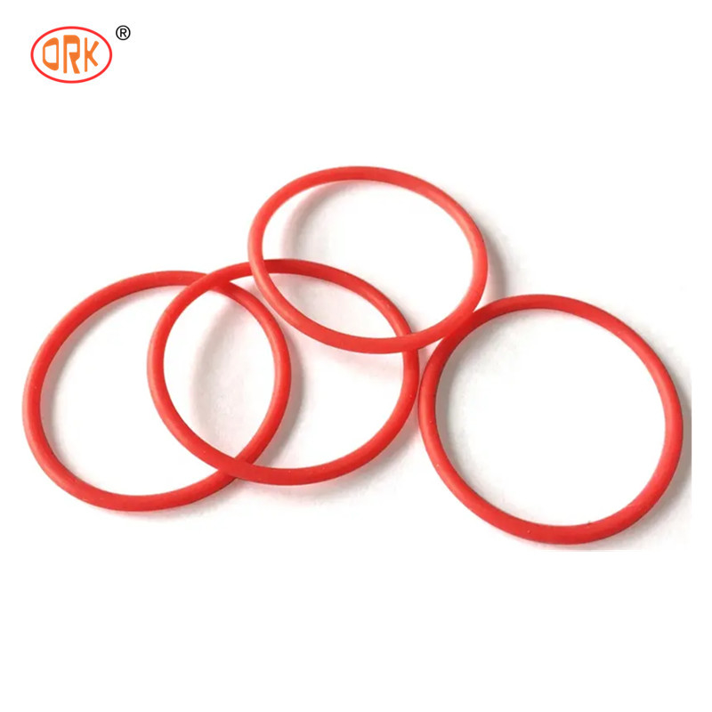 Rouge 70 Shore Un joint de silicone supérieur O joint à anneaux pour le pétrole et le gaz