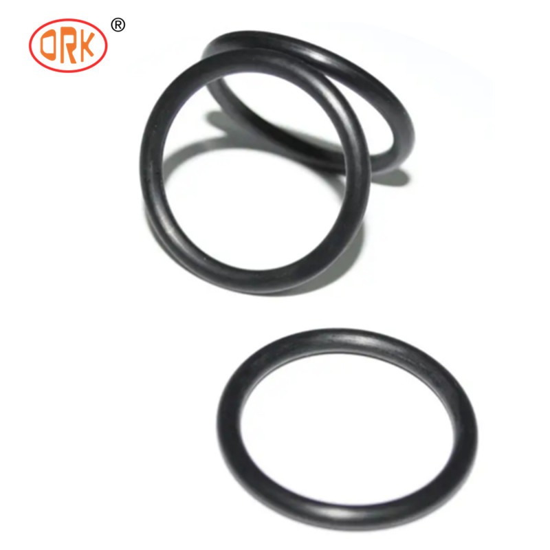70 Shore Un joint en caoutchouc 13 mm anneau de silicone noir pour les exigences de compatibilité chimique