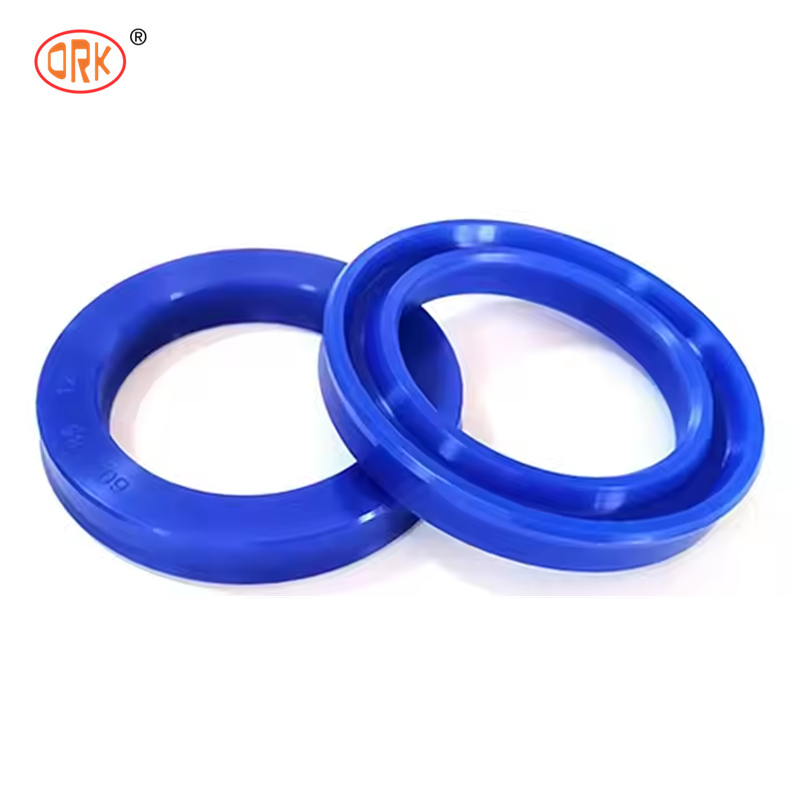 Sceau d'anneau de coupe U bleu NBR pour cylindres hydrauliques avec une excellente résistance à l'abrasion et une bonne résistance au rebond