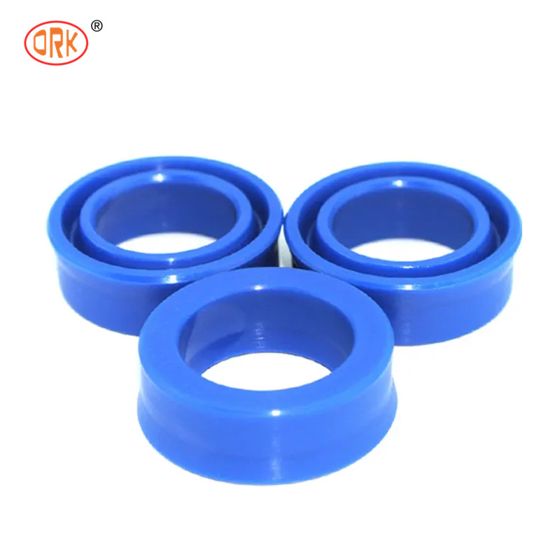 Sceau d'anneau de coupe U bleu NBR pour cylindres hydrauliques avec une excellente résistance à l'abrasion et une bonne résistance au rebond