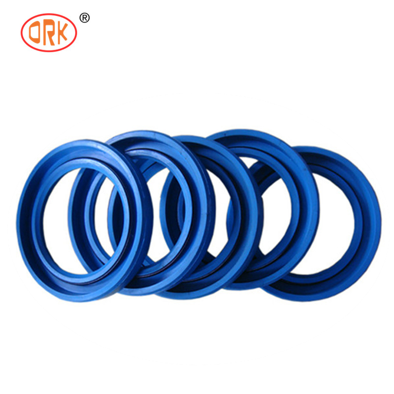 Sceau d'anneau de coupe U bleu NBR pour cylindres hydrauliques avec une excellente résistance à l'abrasion et une bonne résistance au rebond