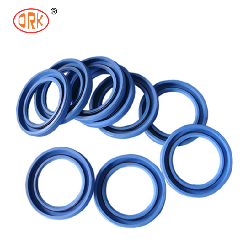 Sceau d'anneau de coupe U bleu NBR pour cylindres hydrauliques avec une excellente résistance à l'abrasion et une bonne résistance au rebond