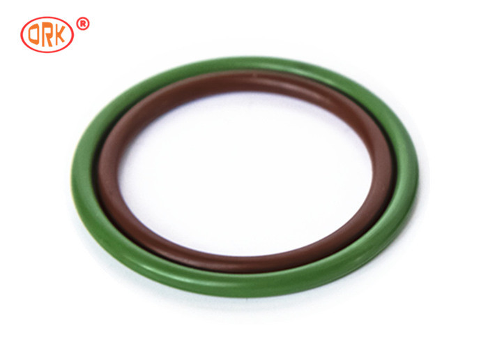 Joint circulaire noir FKM de vert métrique de Brown avec résistant à l'acide pour des systèmes de joints de moteurs d'avions